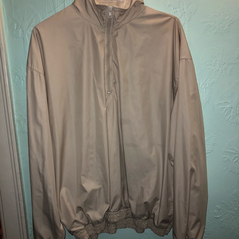 Quarter zip windbreaker